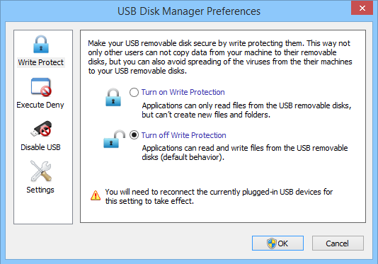 Windows 8 USB Disk Manager full